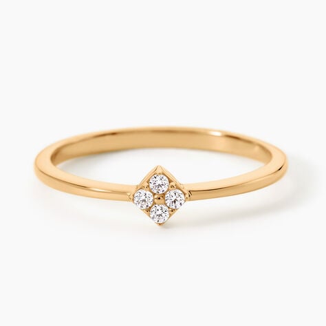 Bague Jil Plaqu&eacute; Or Jaune Oxyde De Zirconium - Bijoux fantaisie Femme | Marc Orian