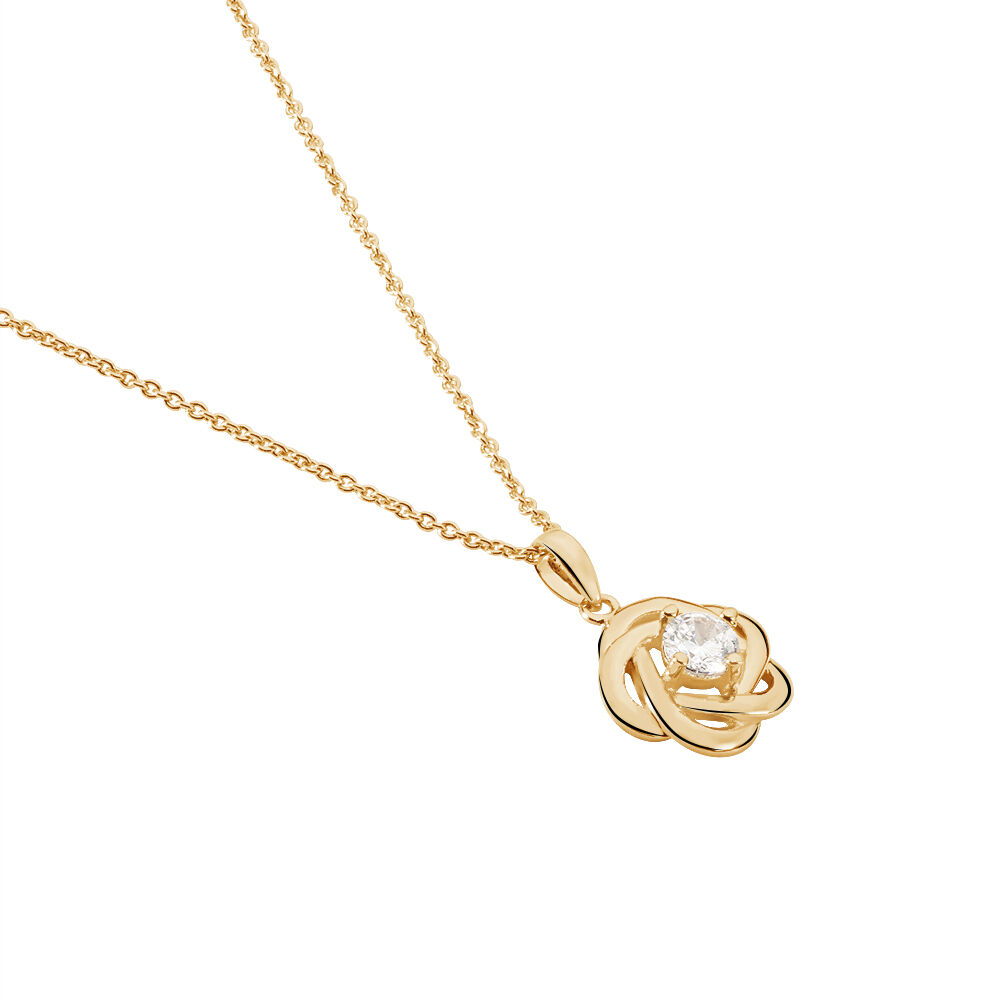 Collier Djanaelle Plaqué Or Jaune Oxyde De Zirconium - Colliers avec pierres Femme | Marc Orian