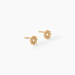 Boucles D'Oreilles Puces Tianna Plaqu&eacute; Or Jaune - Puces Femme | Marc Orian