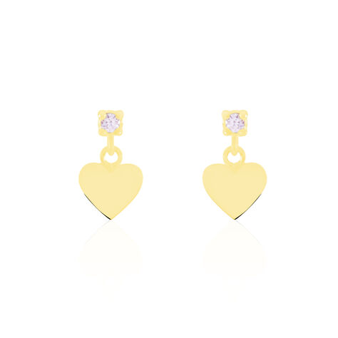 Boucles D'oreilles Pendantes Or Jaune Marie Lou Oxyde De Zirconium - Boucles d'oreilles Pendantes Enfant | Marc Orian