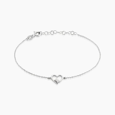 Bracelet Mahira Argent Blanc Oxyde De Zirconium - Bracelets fantaisie Femme | Marc Orian