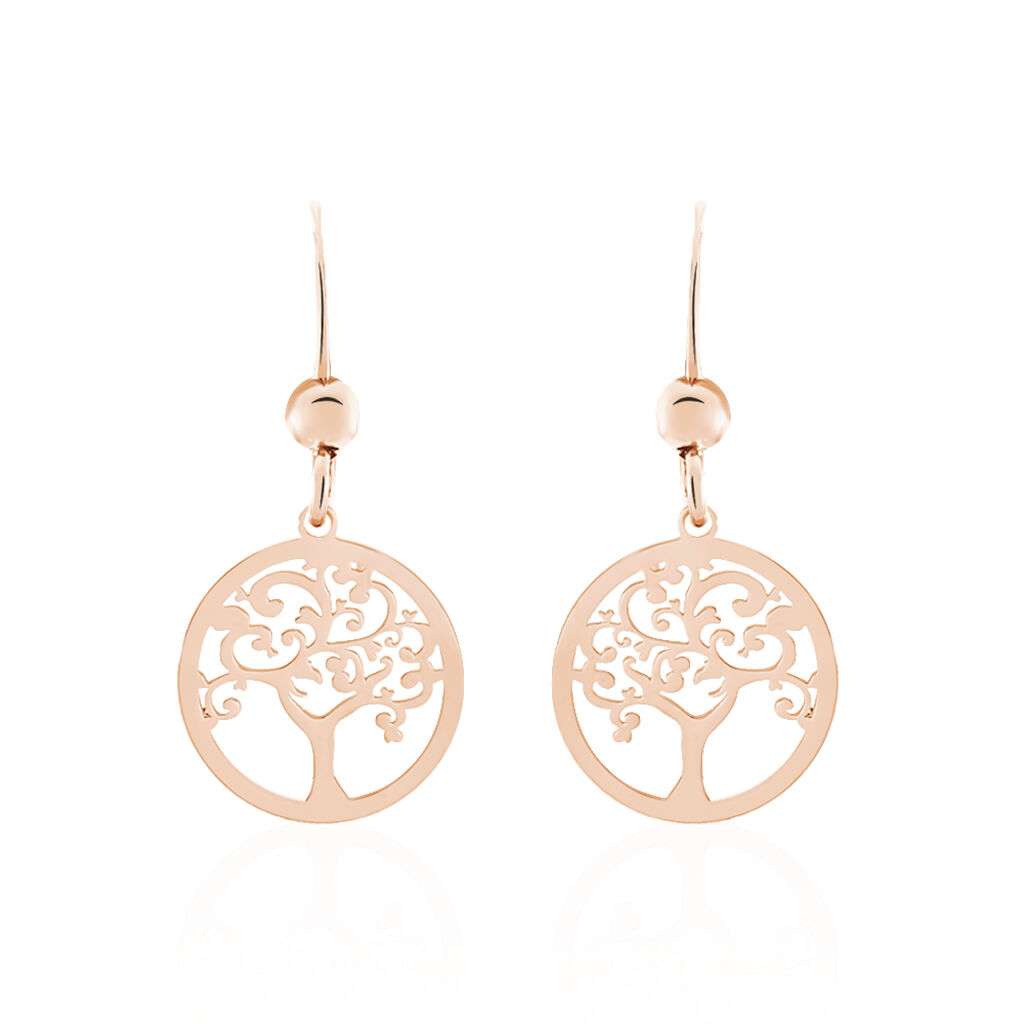 Boucles D'oreilles Pendantes Marijan Argent Rose - Pendantes Femme | Marc Orian