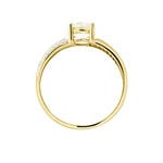 Bague Solitaire Messine Or Jaune Oxyde De Zirconium - Solitaires Femme | Marc Orian