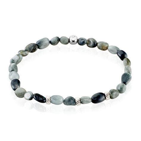 Bracelet Jourdan Boreal Argent Blanc Quartz - Bracelets fantaisie Homme | Marc Orian