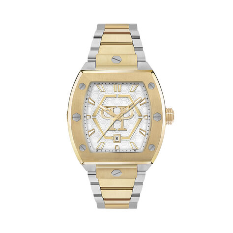 Montre Philipp Plein Hexagon Phantom Argent&eacute; - Montres &eacute;tanches Homme | Marc Orian
