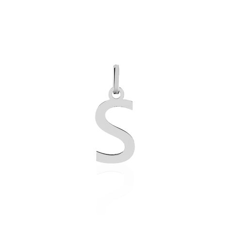 Pendentif Ionia Lettre Or Blanc - Pendentifs Famille | Marc Orian