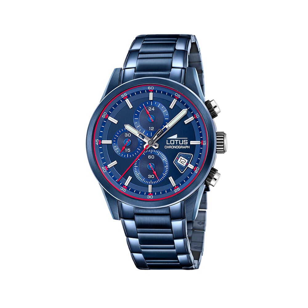 Montre Lotus Pulse Bleu - Montres chronographes Homme | Marc Orian