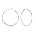 Cr&eacute;oles Carmeline Acier Blanc - Grosses cr&eacute;oles Femme | Marc Orian