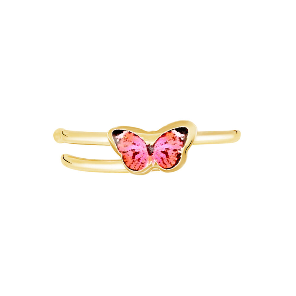 Bague Sulivia Papillon Or Jaune - Bagues ajustables Enfant | Marc Orian