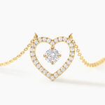 Collier Cortney Or Jaune Oxyde De Zirconium - Colliers avec pierres Femme | Marc Orian