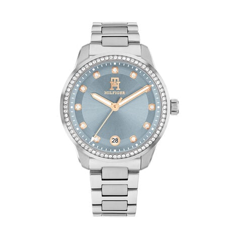 Montre Tommy Hilfiger Th85 Crystals Bleu Sky - Montres &eacute;tanches Femme | Marc Orian