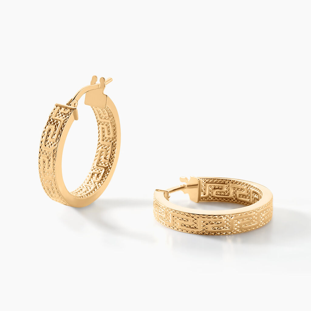 Créoles Ugenie Or Jaune - Créoles Femme | Marc Orian