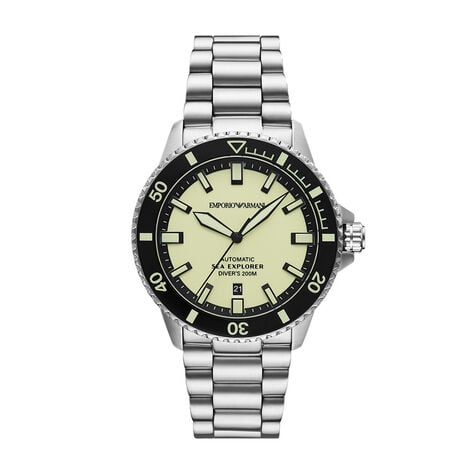 Montre Emporio Armani Sea Explorer Jaune - Montres automatiques Homme | Marc Orian