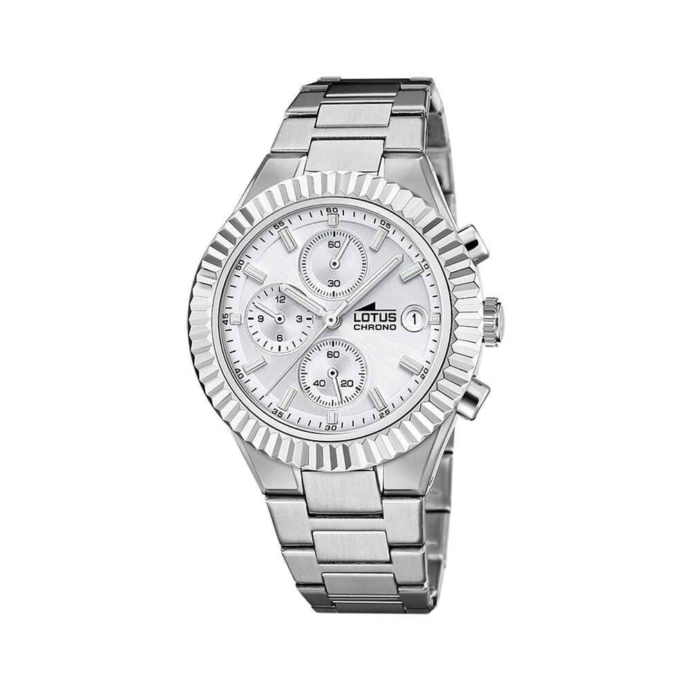 Montre Lotus Freedom Chrono Argent&eacute; - Montres chronographes Homme | Marc Orian