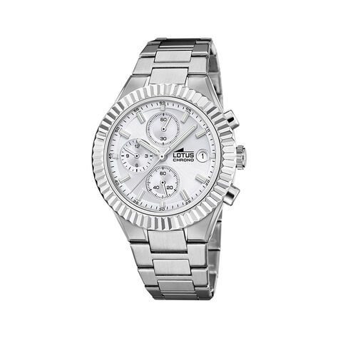 Montre Lotus Freedom Chrono Argent&eacute; - Montres chronographes Homme | Marc Orian