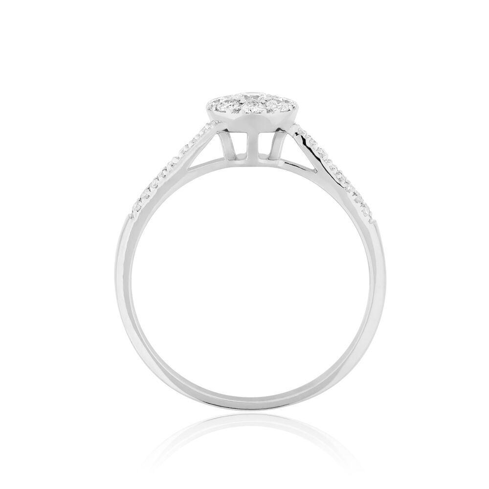 Bague Neptune Or Blanc Diamant - Bagues pierres précieuses Femme | Marc Orian