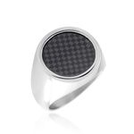 Chevali&egrave;re Phebus Him Acier Blanc - Bijoux fantaisie Homme | Marc Orian