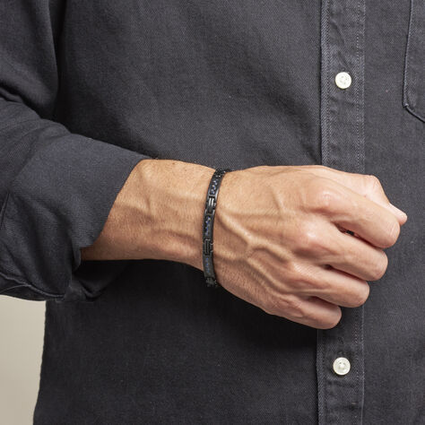 Bracelet Phebus Him Felipe Acier Noir - Bracelets Homme | Marc Orian