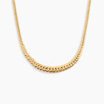 Collier Or Jaune Izel Maille Anglaise - Chaines Femme | Marc Orian