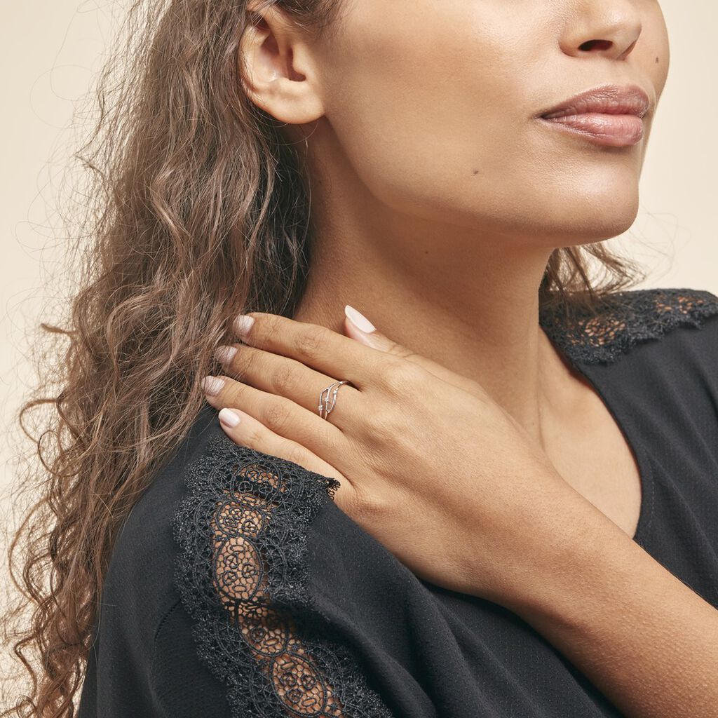 Bague Marnie Or Blanc Diamant - Bagues fiançailles Femme | Marc Orian