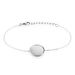 Bracelet Zealie Argent Blanc Nacre - Bracelets Medailles Femme | Marc Orian