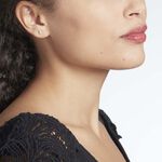 Boucles D'oreilles Puces Victoria Or Blanc Diamant - Puces Femme | Marc Orian