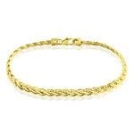 Bracelet Jayna Maille Palmier Or Jaune - Bracelets mailles Femme | Marc Orian