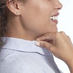 Boucles D'oreilles Puces Poinsettia Or Jaune Oxyde - Puces Femme | Marc Orian