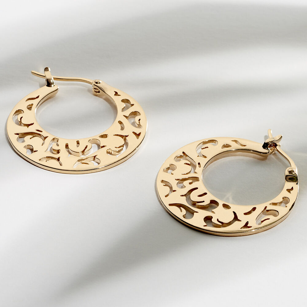 Cr&eacute;oles Tyfene Plaqu&eacute; Or Jaune - Cr&eacute;oles Femme | Marc Orian