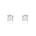 Boucles D'oreilles Puces Victoria Or Blanc Diamant - Puces Famille | Marc Orian