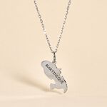 Pendentif Thea Argent Blanc - Bijoux fantaisie Famille | Marc Orian