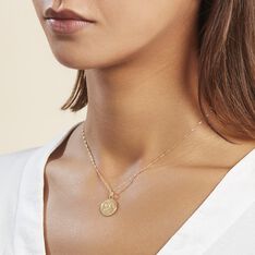 Pendentif Saint Christophe Diamante Or Jaune - Pendentifs Famille | Marc Orian