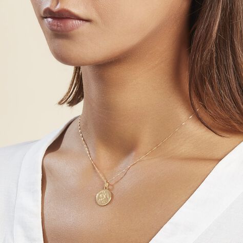 Pendentif Saint Christophe Diamante Or Jaune - Pendentifs Famille | Marc Orian