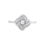 Bague Anasthase Argent Blanc Oxyde De Zirconium - Bijoux fantaisie Femme | Marc Orian