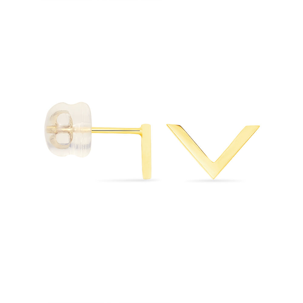 Boucles D'oreilles Puces Ella Or Jaune - Puces Femme | Marc Orian