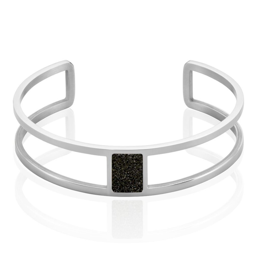 Bracelet Jonc Acier Blanc Maria - Bracelets joncs Femme | Marc Orian