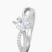 Bague Solitaire Essie Argent Blanc Oxyde De Zirconium - Solitaires Femme | Marc Orian
