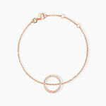 Bracelet Alysone Argent Rose Oxyde De Zirconium - Bracelets fantaisie Femme | Marc Orian