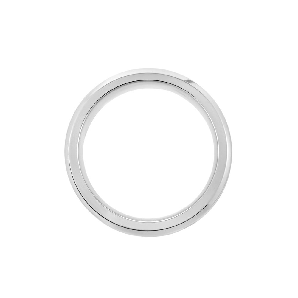 Bague Jourdan Oahu Acier Blanc Et Noir - Bijoux fantaisie Homme | Marc Orian