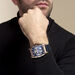 Montre Montignac Tonneau Automatique Bleu - Montres automatiques Homme | Marc Orian