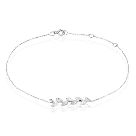 Bracelet Anthea Or Blanc Diamant - Sélection Bohème Femme | Marc Orian