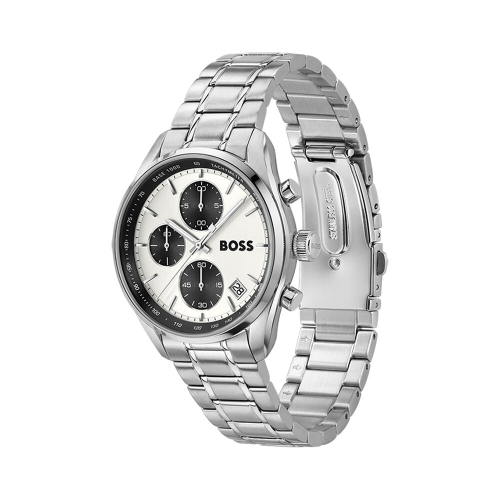Montre Hugo Boss Grand Prix Vitesse Argent&eacute; - Montres &eacute;tanches Homme | Marc Orian