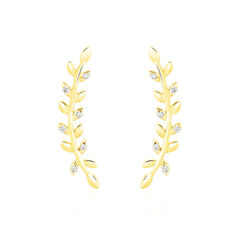 Bijoux D'oreilles Eloiza Or Jaune Oxyde De Zirconium - Boucles d'oreilles Ear cuffs Femme | Marc Orian