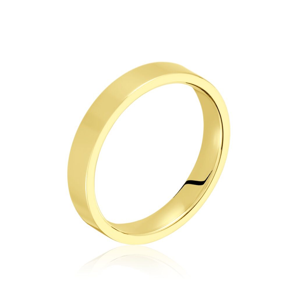 Alliance Or Jaune Gaaia Ruban Confort - Alliances personnalisées Femme | Marc Orian