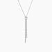 Collier Mayfair Argent Blanc Oxyde De Zirconium - Colliers avec pierres Femme | Marc Orian