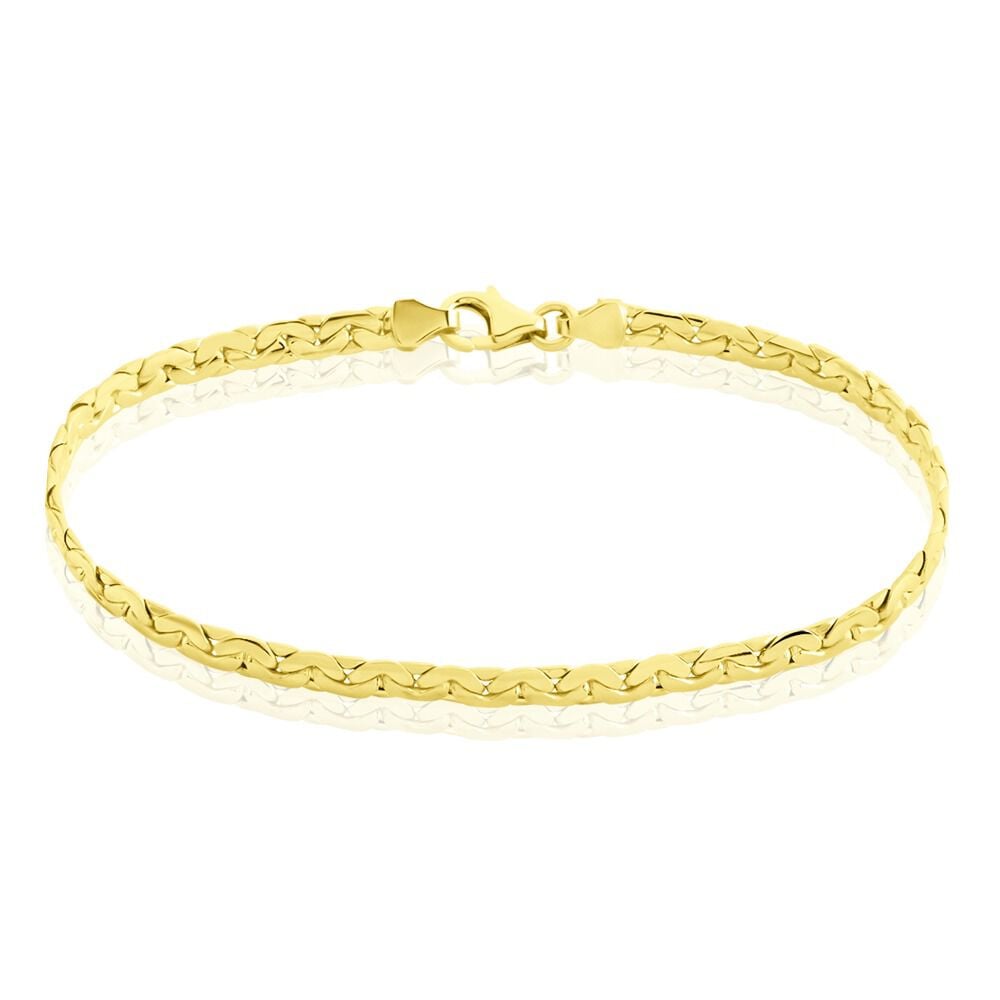 Bracelet Ivy Maille Haricot Or Jaune - Bracelets mailles Femme | Marc Orian