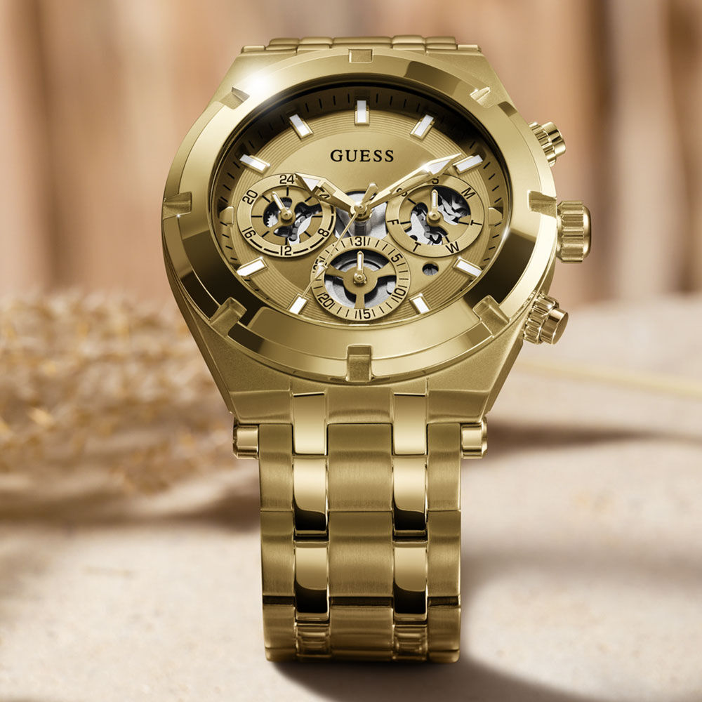 Montre Guess Continental Champagne - Montres étanches Homme | Marc Orian