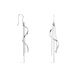 Boucles D'oreilles Pendantes Rizlaine Argent Blanc - Pendantes Femme | Marc Orian
