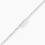 Bracelet Patti Argent Blanc Diamant Synth&eacute;tique - Bracelets cha&icirc;nes Femme | Marc Orian