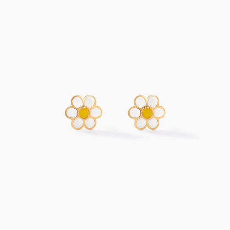 Boucles D'oreilles Puces Marigold Or Jaune - Puces Enfant | Marc Orian